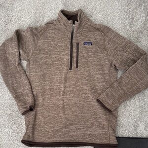 Patagonia Men's Zip-Up Sweater in Brown